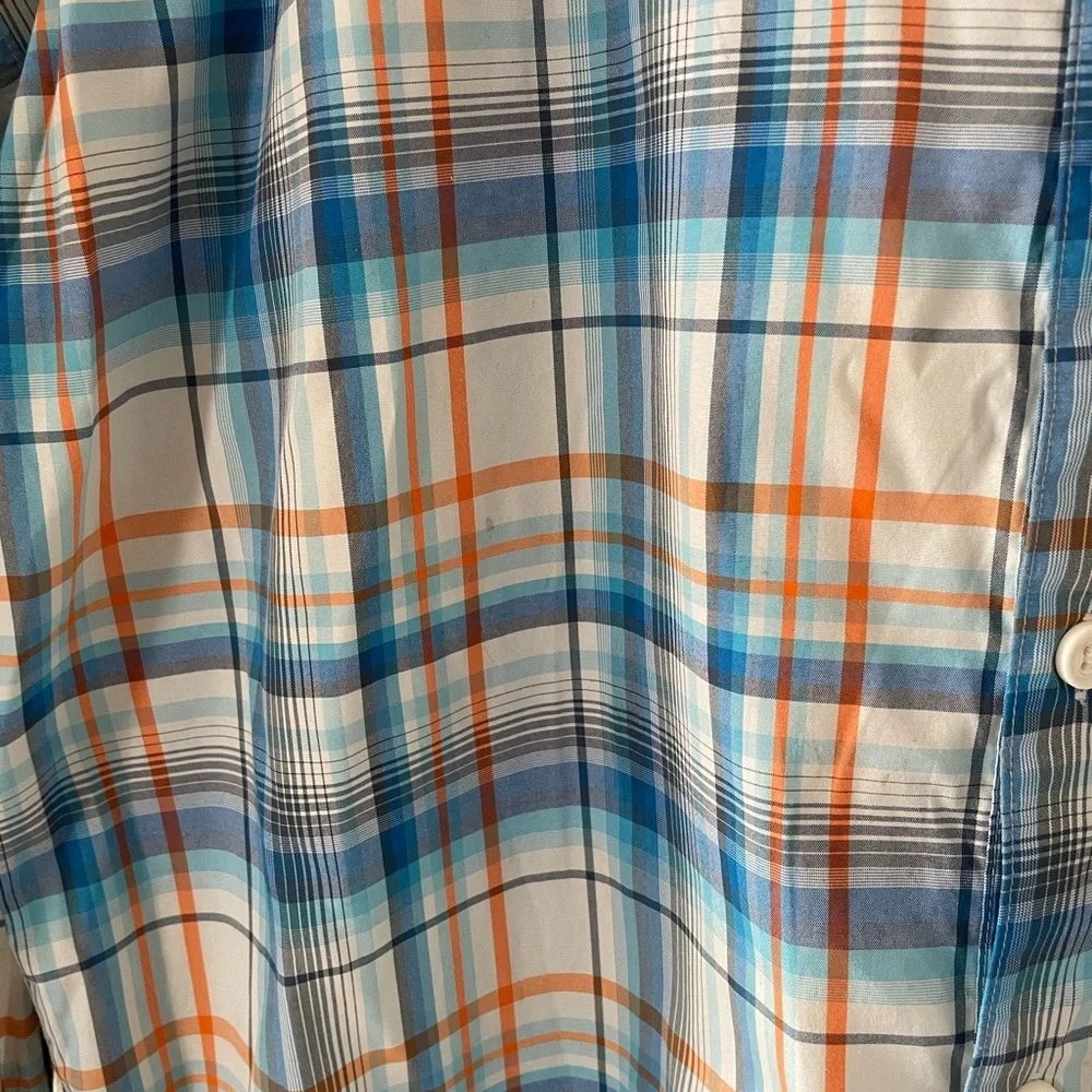 Columbia Insect Blocker Men's Large Fishing Hiking Outdood Plaid Button up Shirt